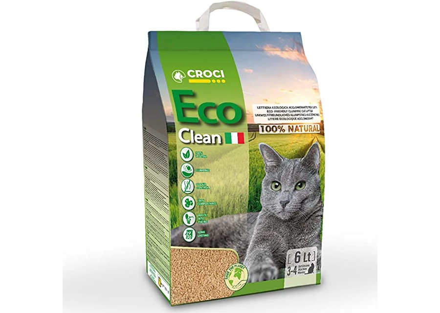 Litière pour Chat 6 litre CROCI Eco Clean