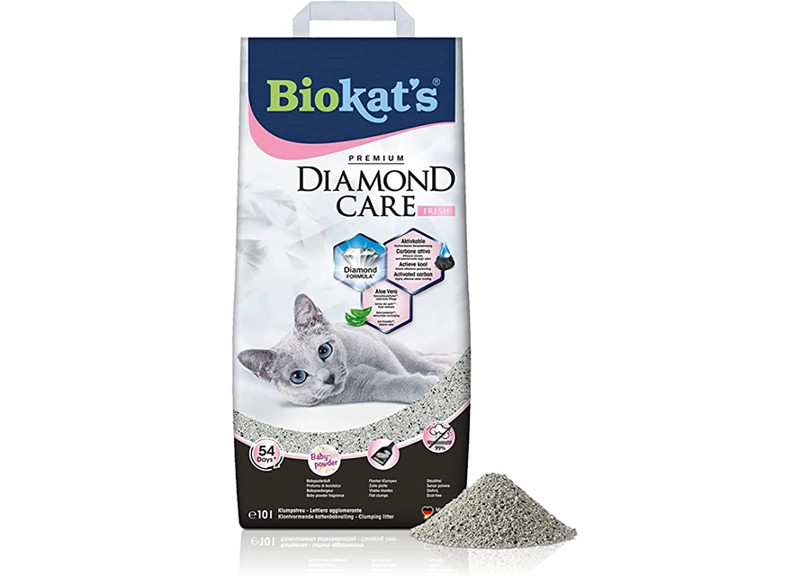 Litière pour chats au charbon actif Biokat’s Diamond